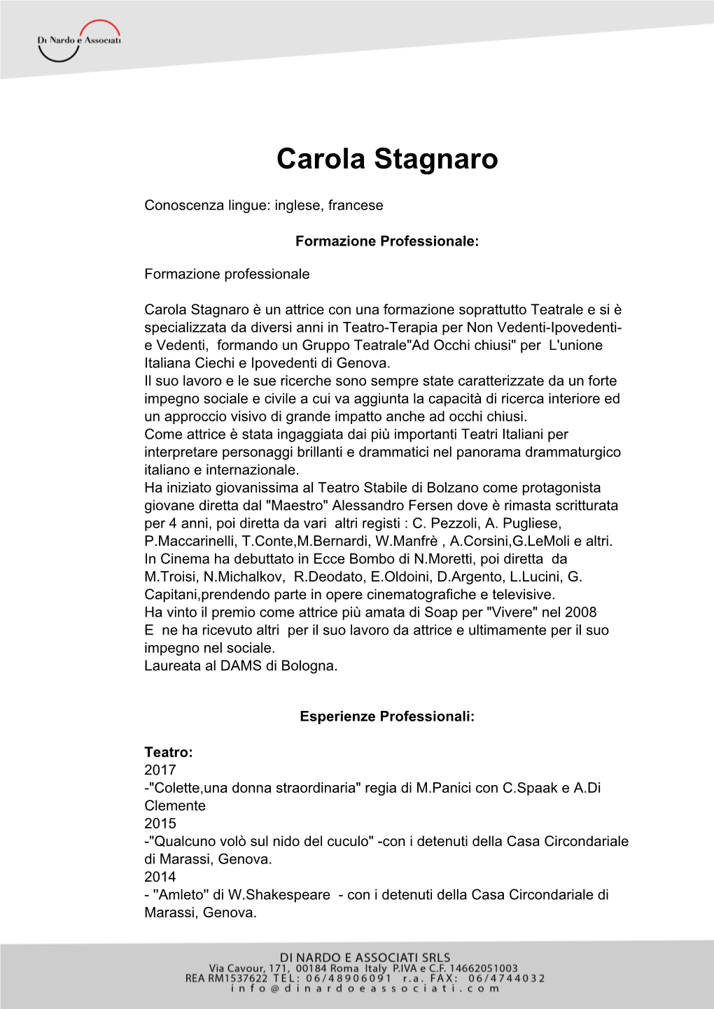 Carola Stagnaro