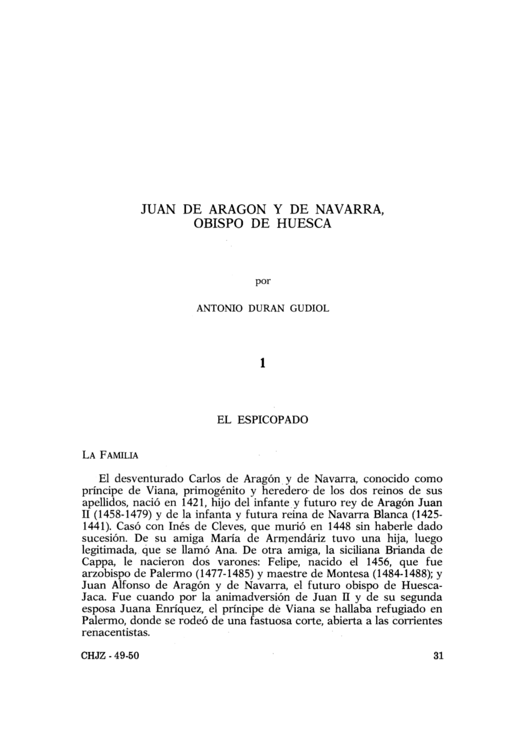 2. Juan De Aragón Y De Navarra, Obispo De Huesca, Por Antonio