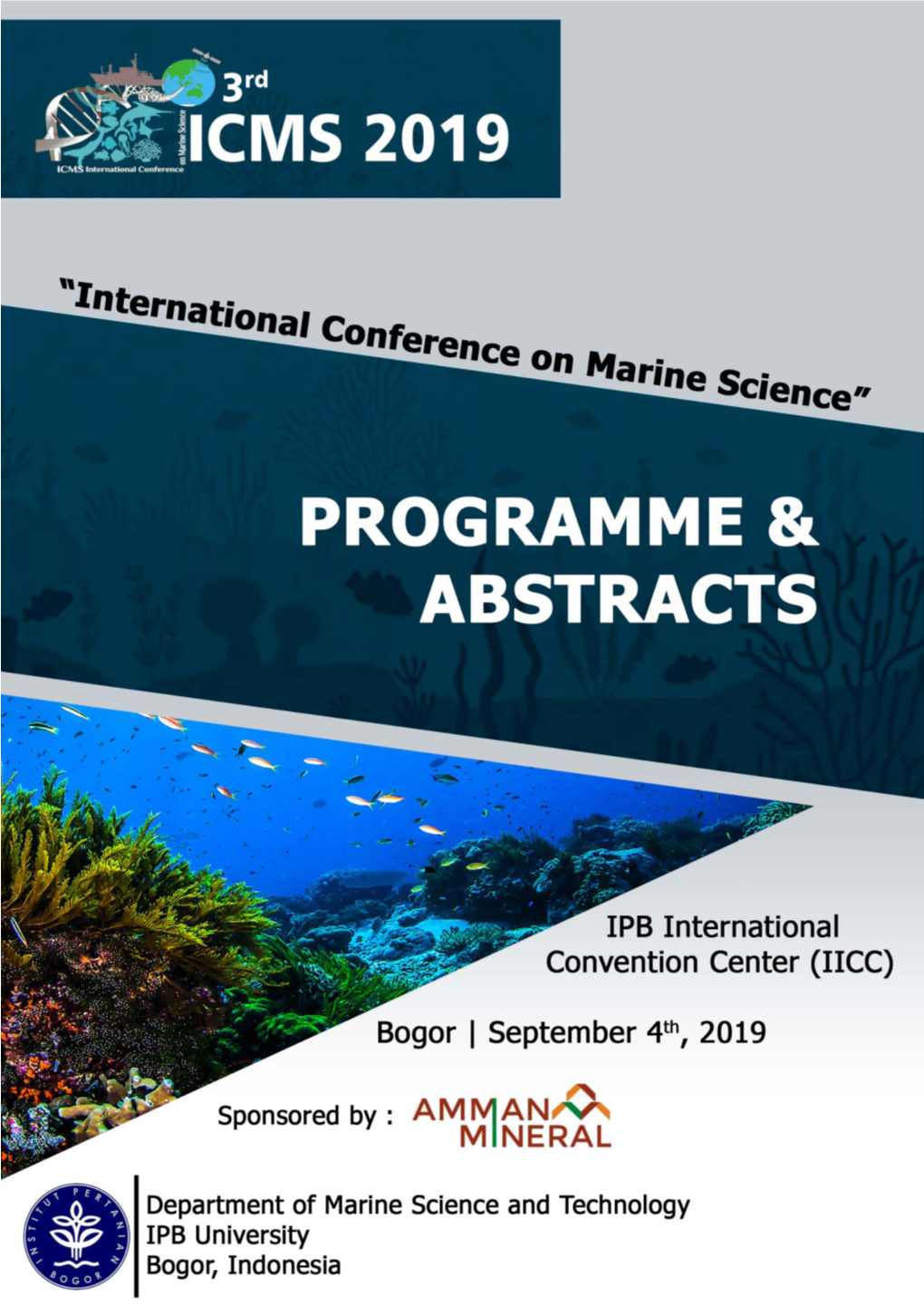 INTERATIONAL CONFERENCE on MARINE SCIENCE “Toward Sustainable Marine Resources and Environment”
