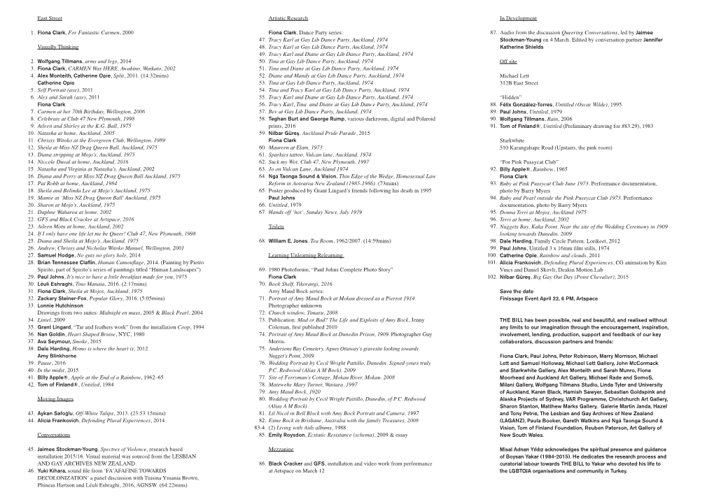 The Bill Floor Sheet 2016 View