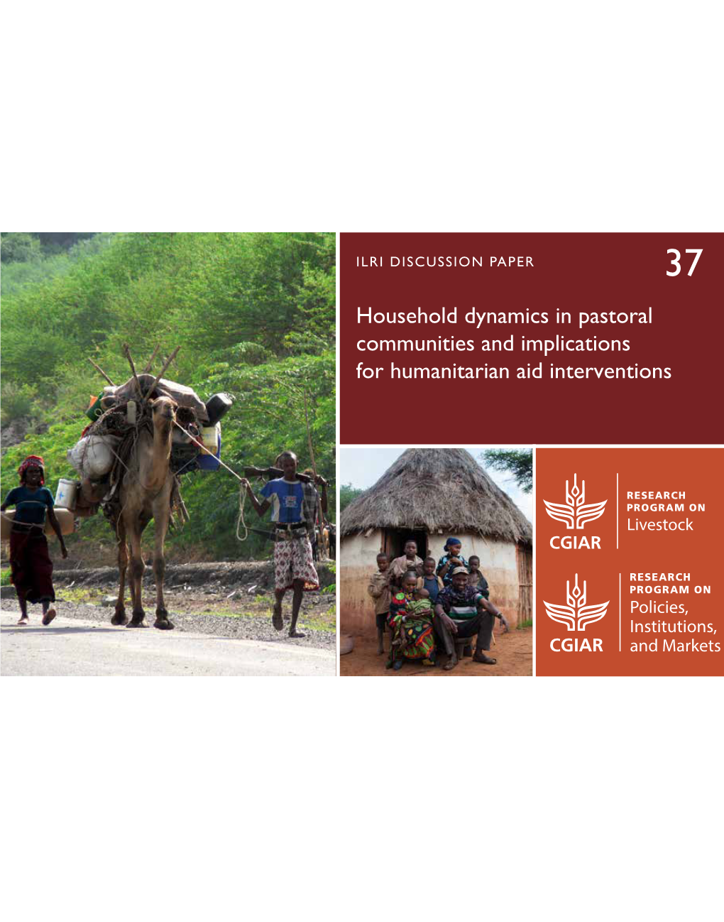 Household Dynamics in Pastoral Communities and Implications for Humanitarian Aid Interventions