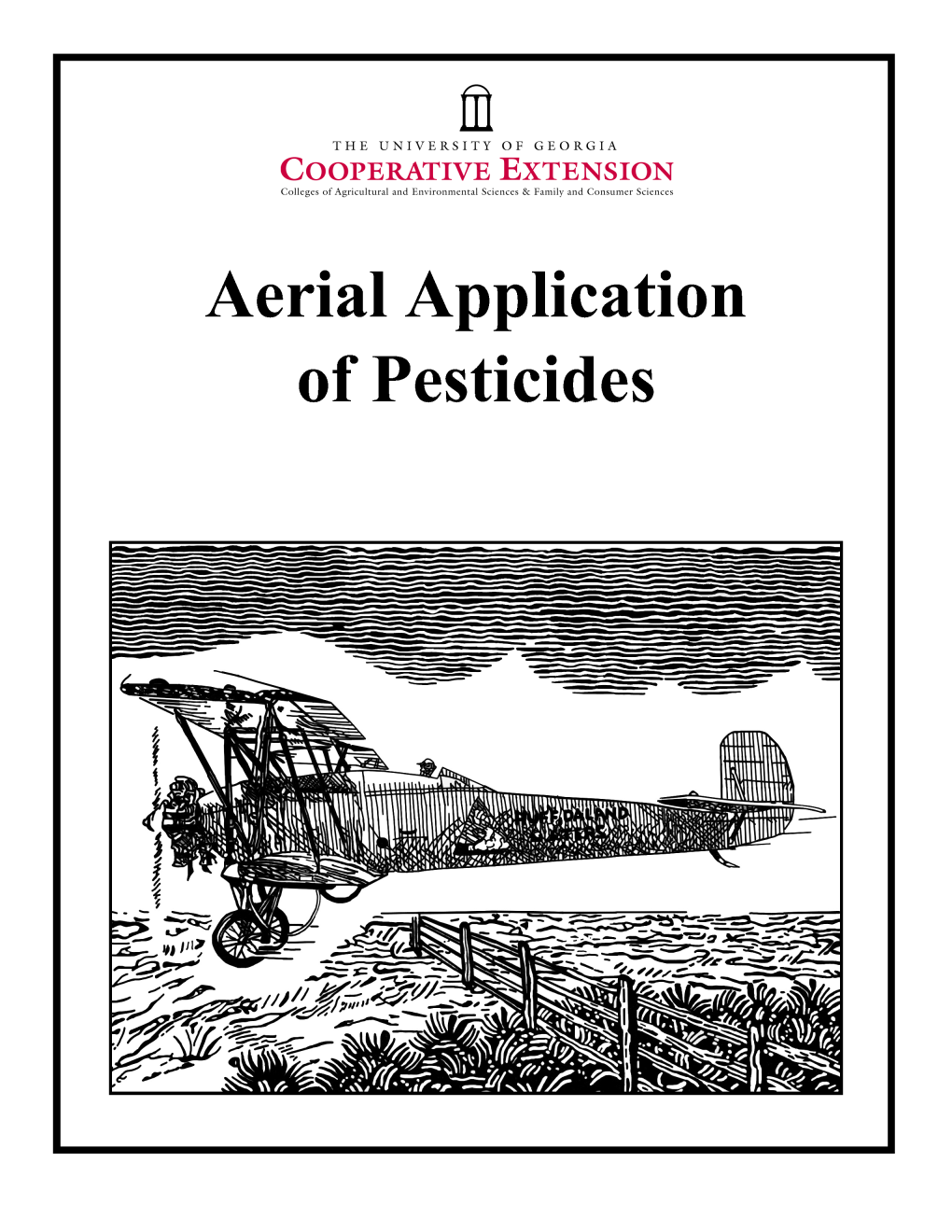 Aerial Application of Pesticides