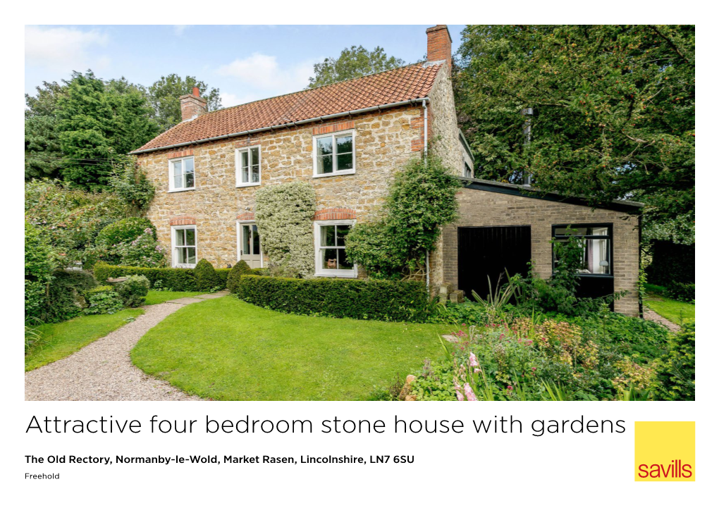 Attractive Four Bedroom Stone House with Gardens