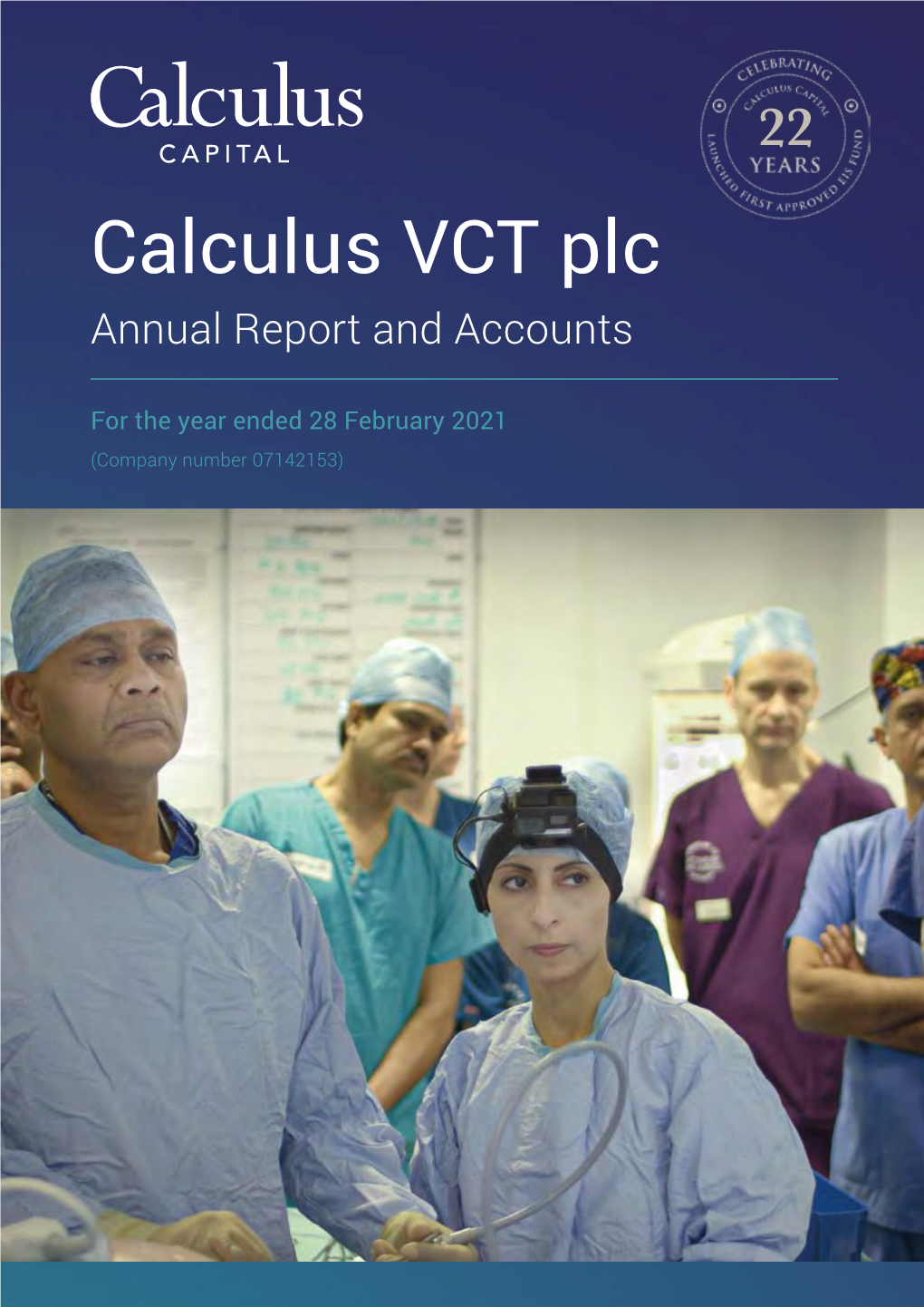 Calculus VCT Plc Annual Report and Accounts