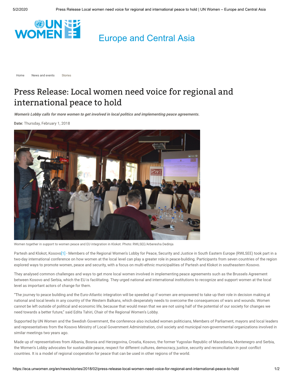 Press-Release-Local-Women-Need