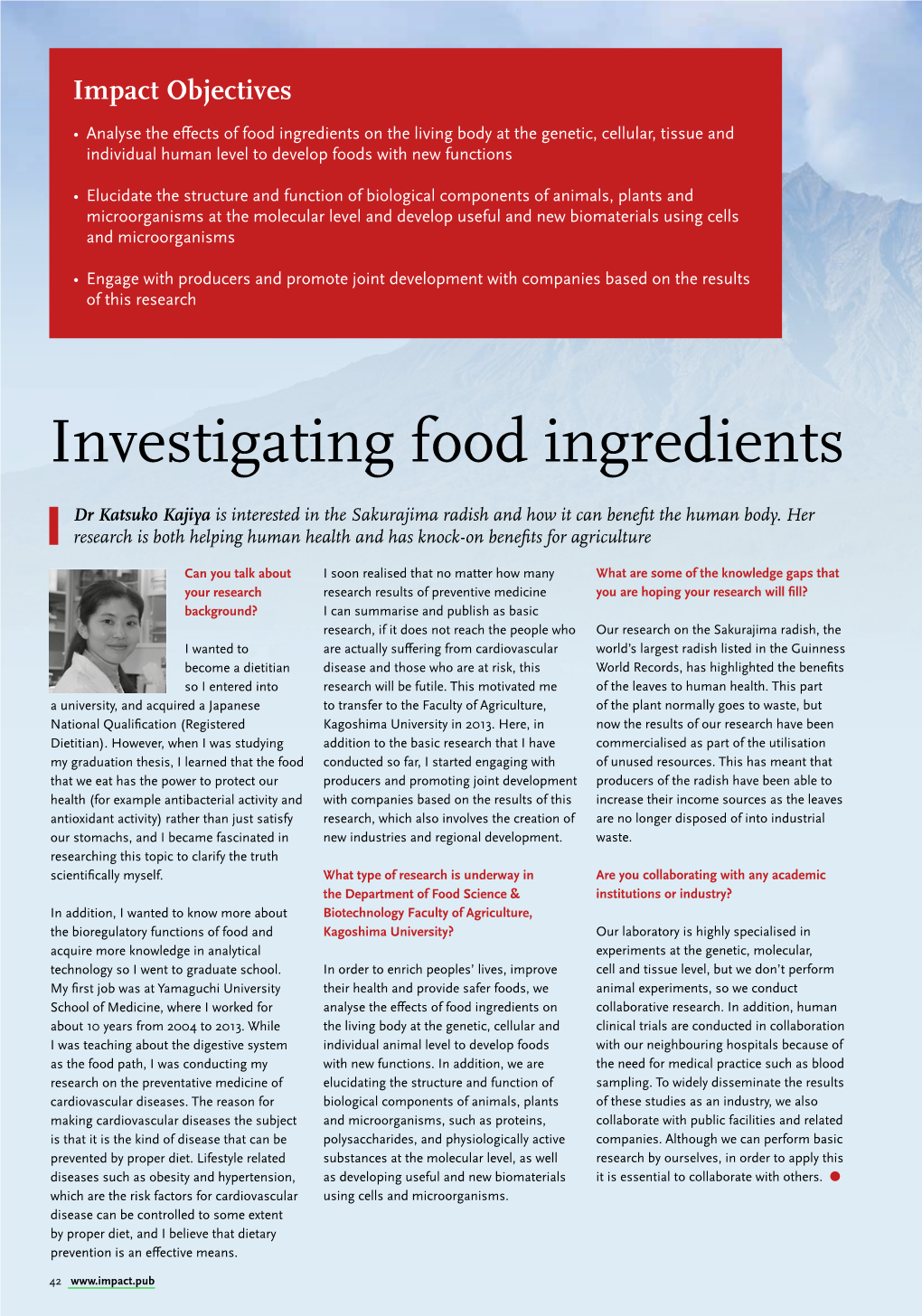 Functional Analysis of Food Components to Prevent Vascular