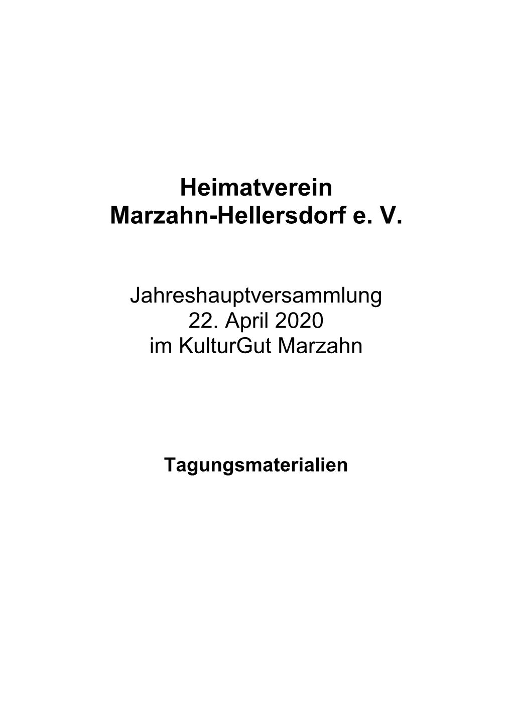 Heimatverein Marzahn-Hellersdorf E. V