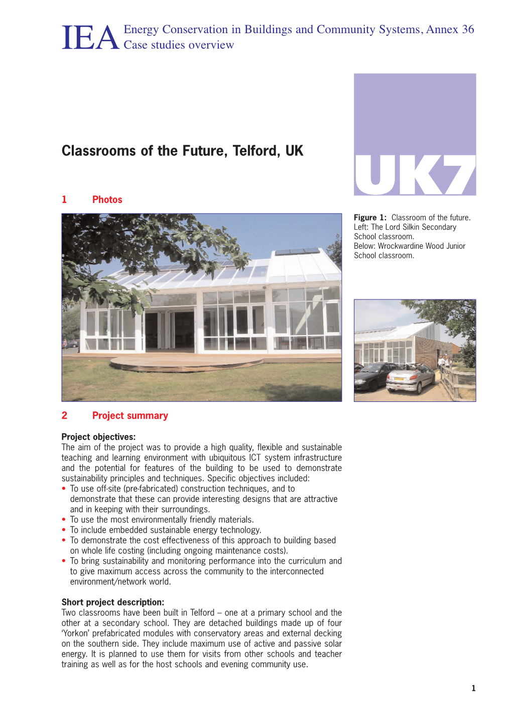 Classrooms of the Future, Telford, UK