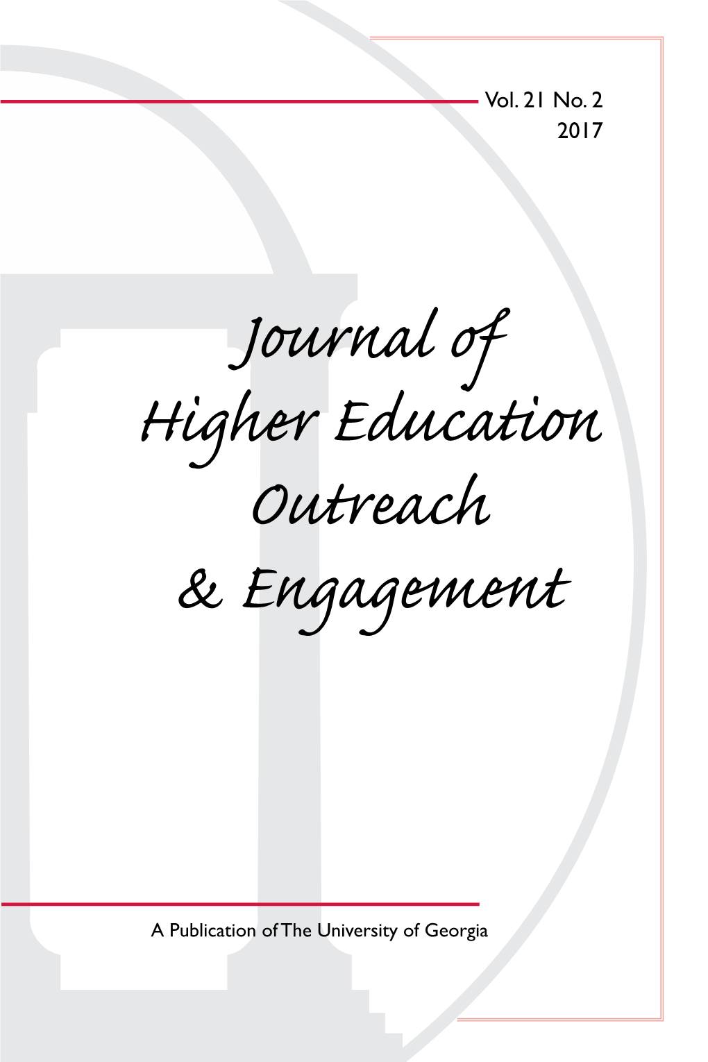 Journal of Higher Education Outreach & Engagement