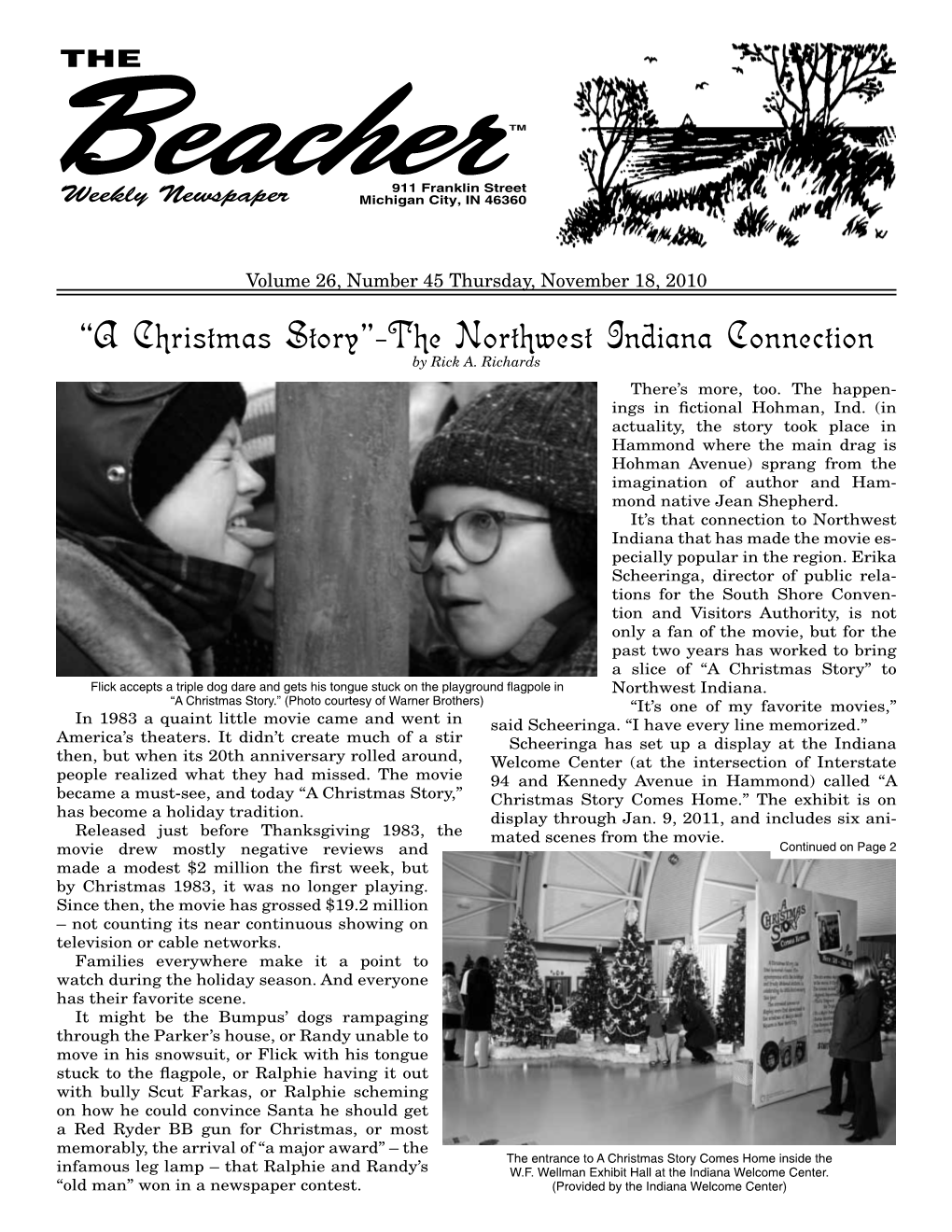 A Christmas Story”-The Northwest Indiana Connection by Rick A