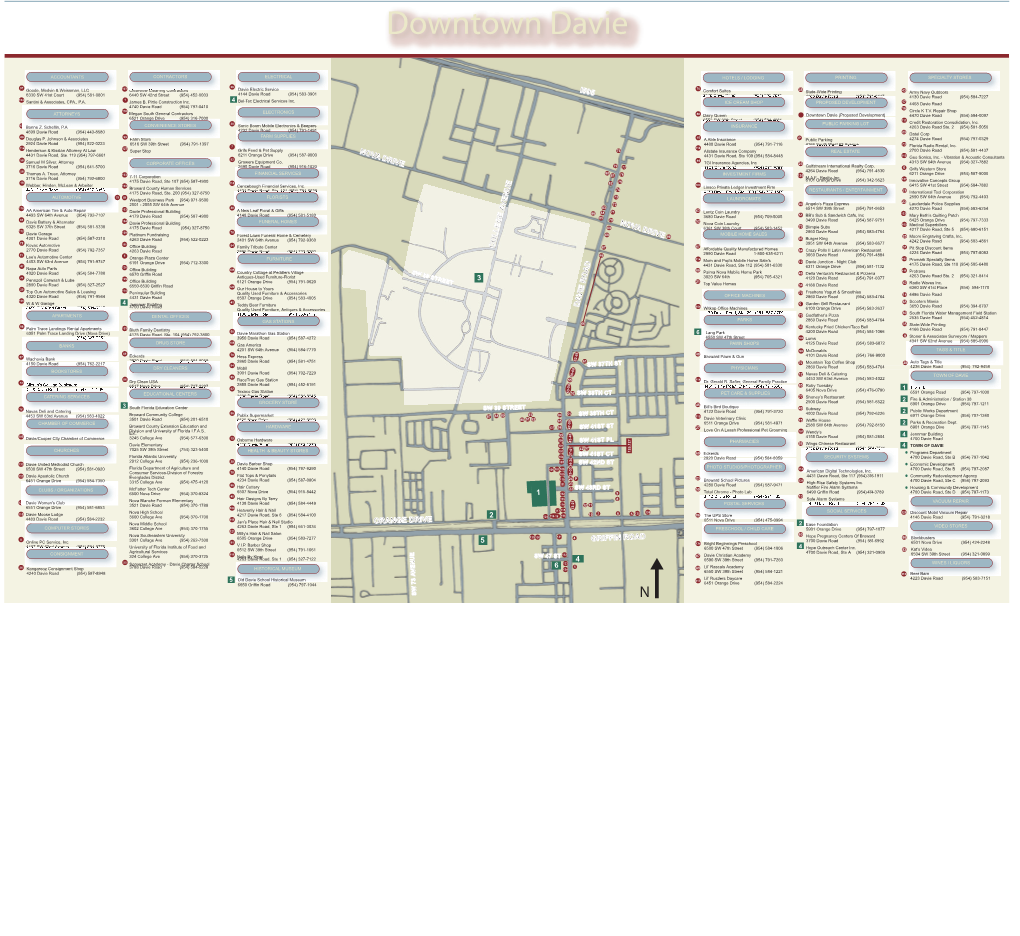 Davie Road Establishment Map (PDF)
