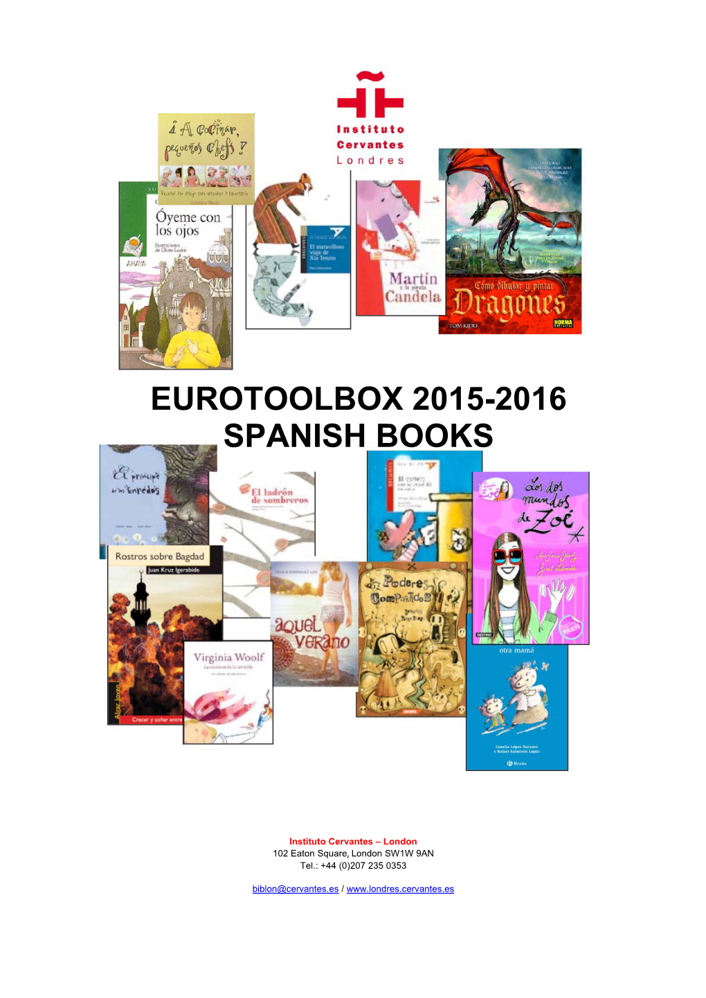 Eurotoolbox 2015-2016 Spanish Collection