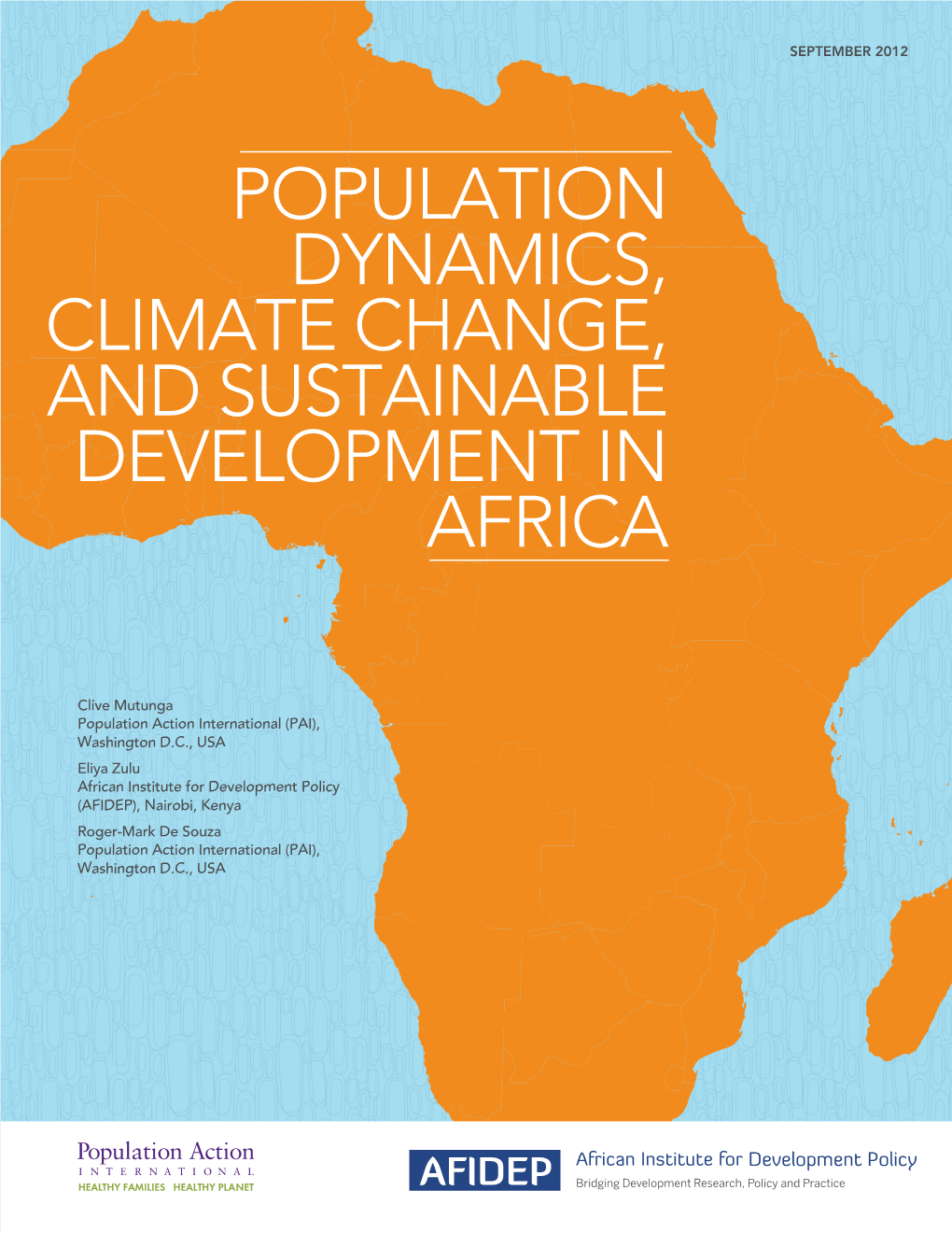 Population Dynamics, Climate Change and Sustainable Development In