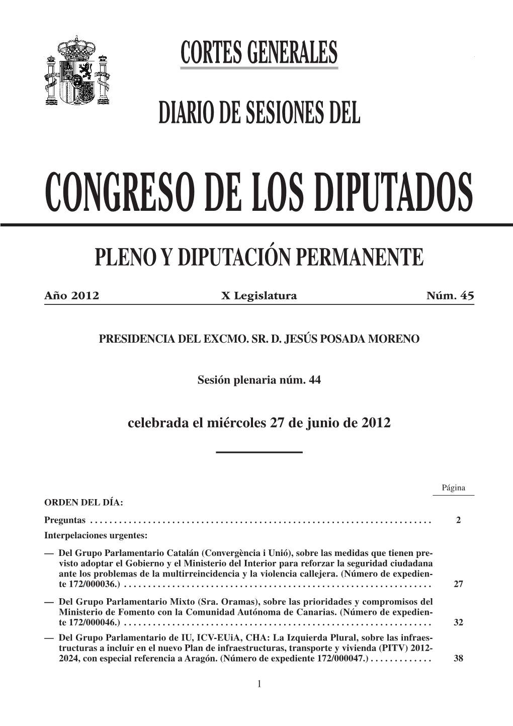 Congreso De Los Diputados