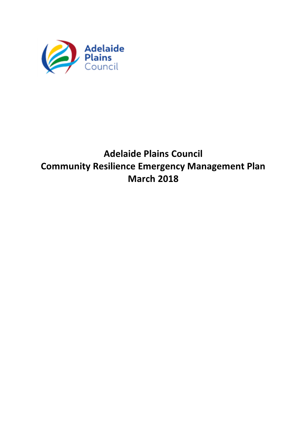 Community Emergency Management Plan