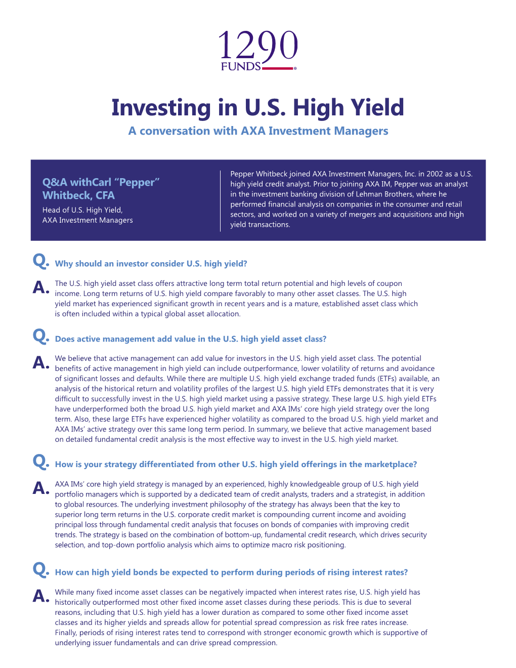 High Yield Bond Q&A