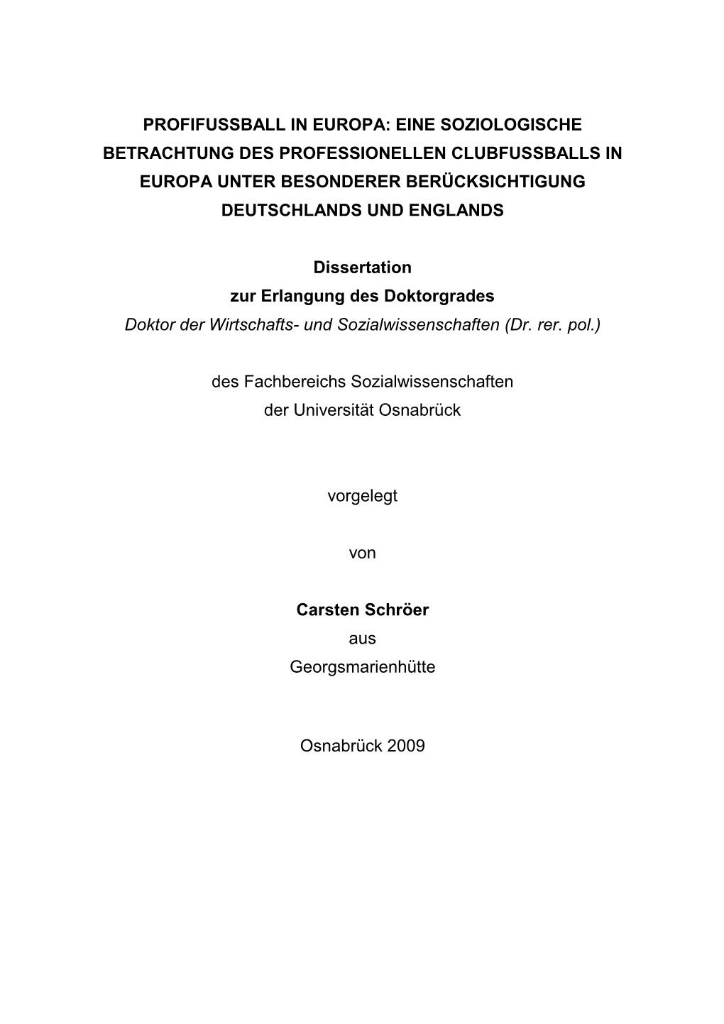 Dissertation Carsten Schröer Ohne Markierungen