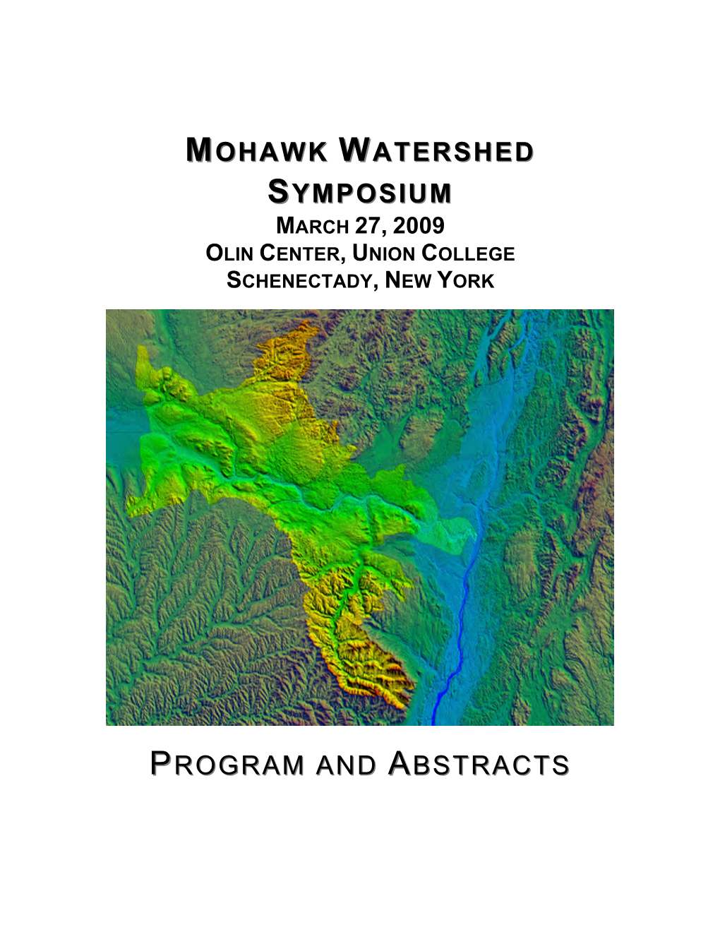 Mohawk Watershed Symposium Program And