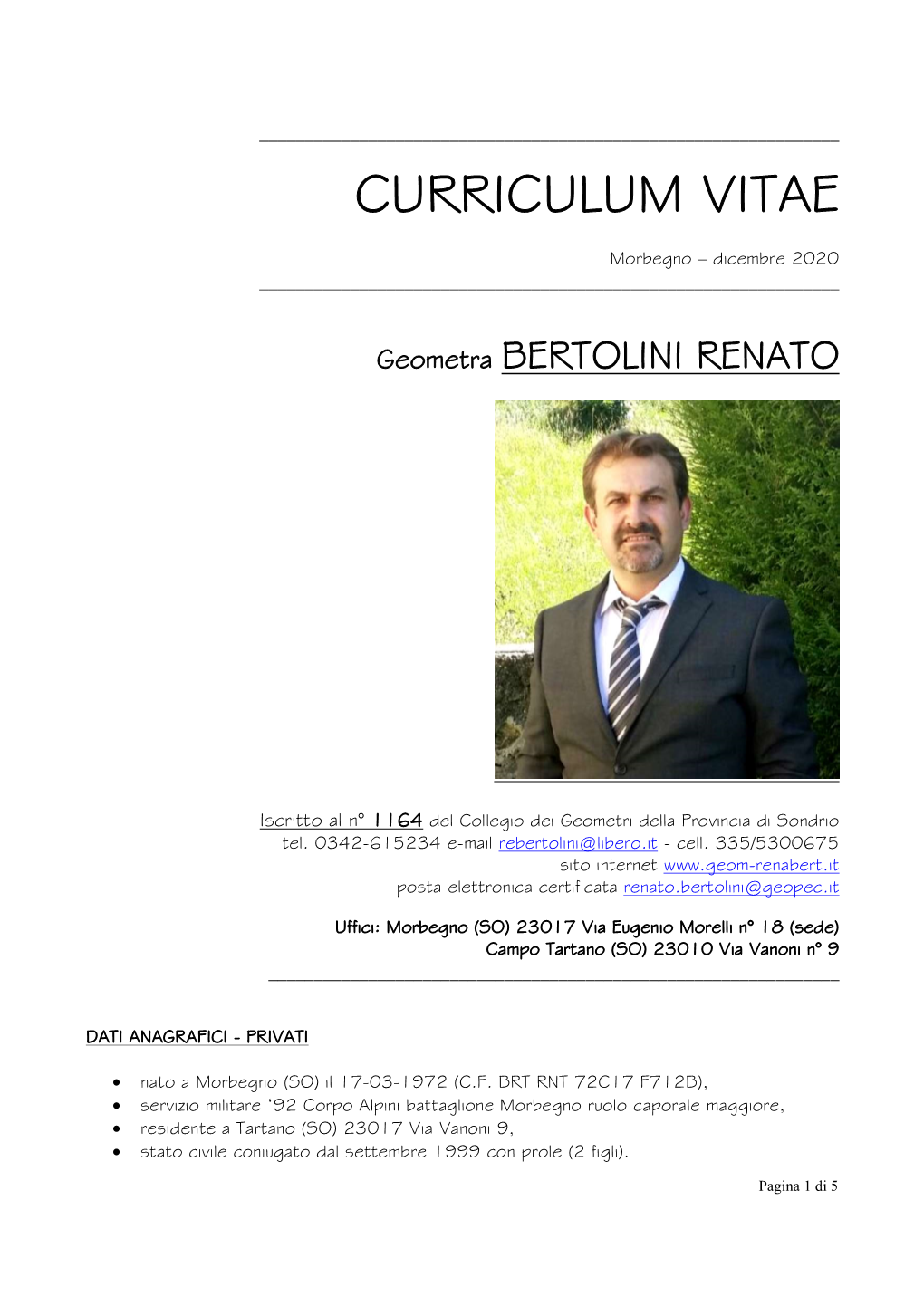 Curriculum Vitae