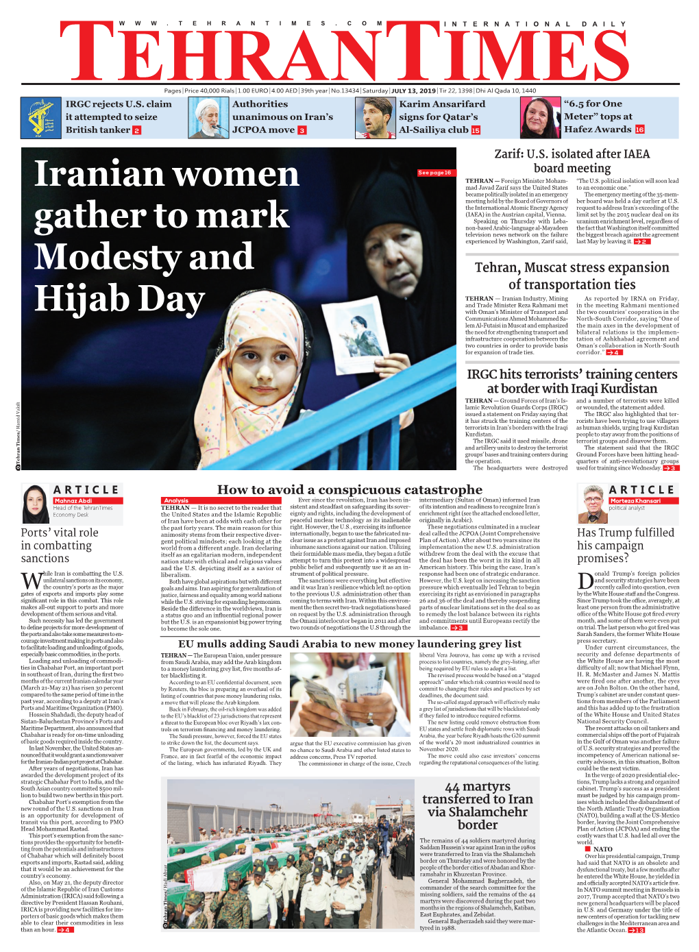 Iranian Women Gather to Mark Modesty and Hijab