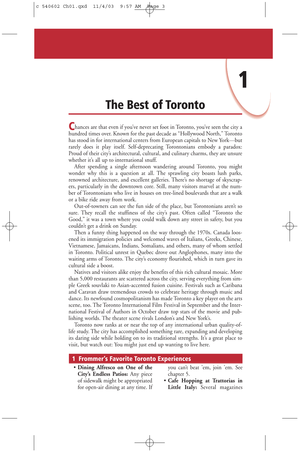 The Best of Toronto