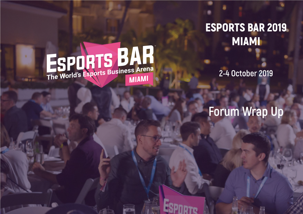 Esports Bar 2019 Miami