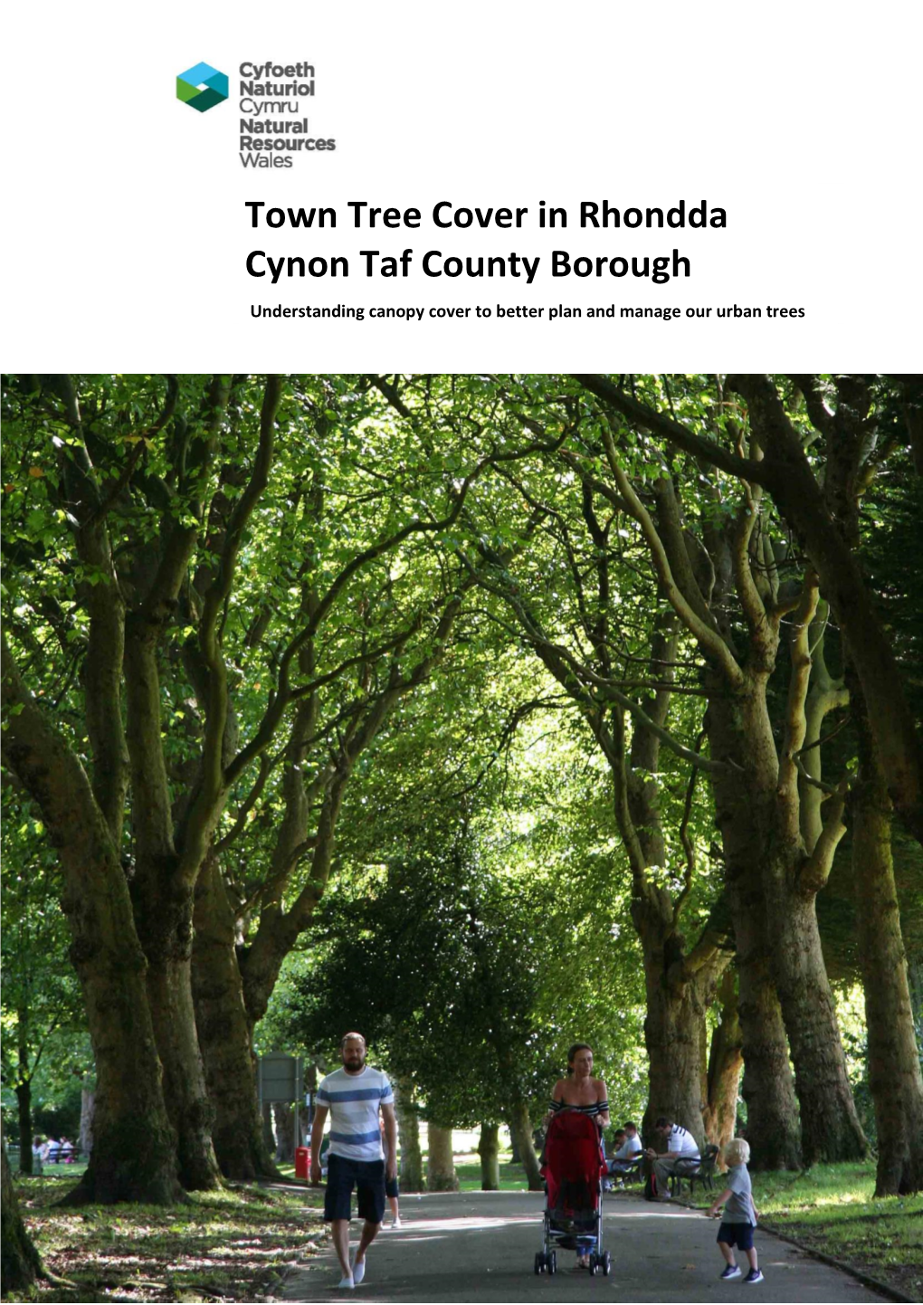 Town Tree Cover in Rhondda Cynon Taf County Borough