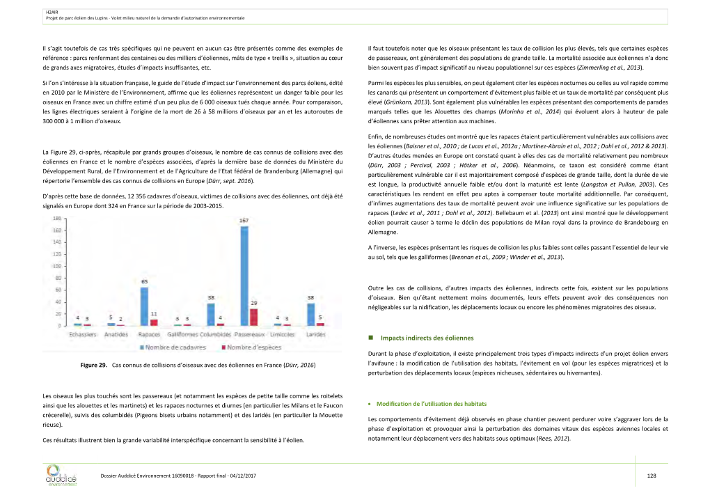 Impacts Indirects Des Éoliennes