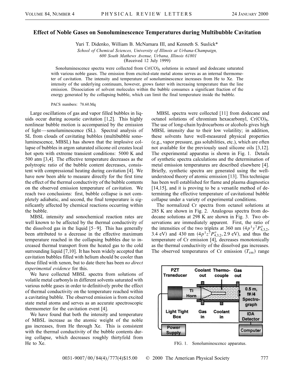 Effect of Noble Gases on Sonoluminescence Temperatures During Multibubble Cavitation