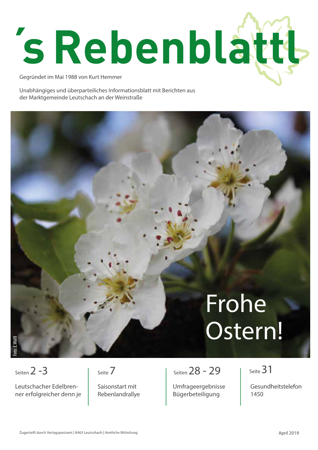 Frohe Ostern! Foto: E.Waltl Foto