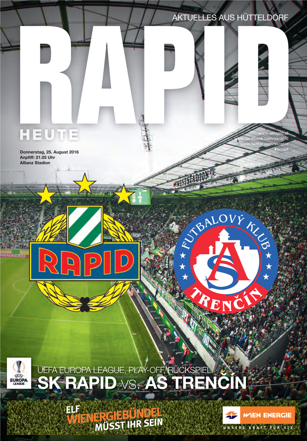 SK RAPID Vs. AS TRENČÍN