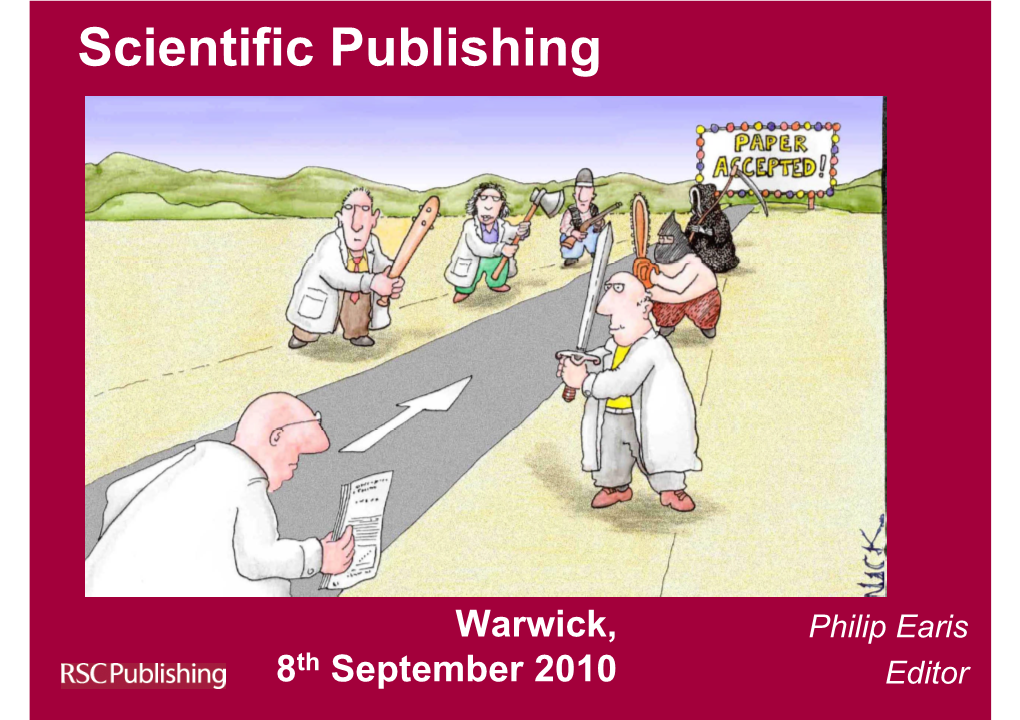 Scientific Publishing