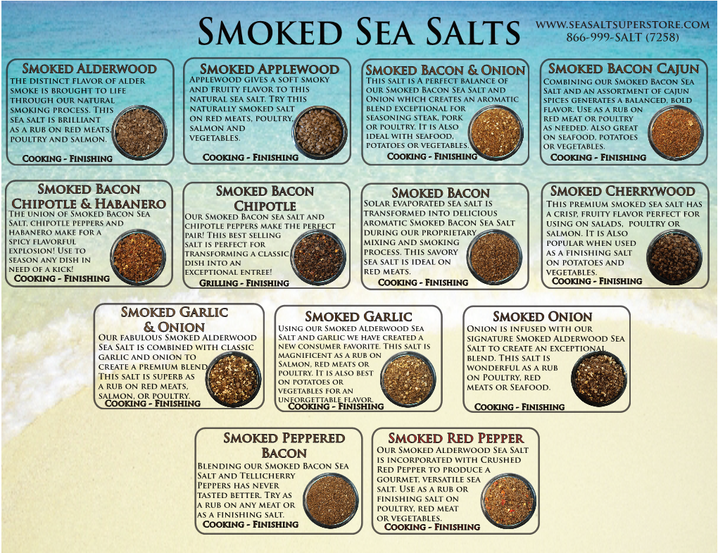 Smoked Sea Salts