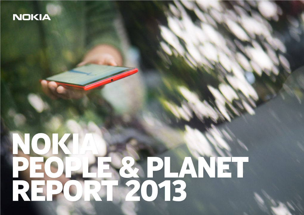 Nokia People & Planet Report 2013