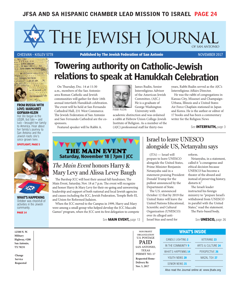 Jewish Journal November 2017