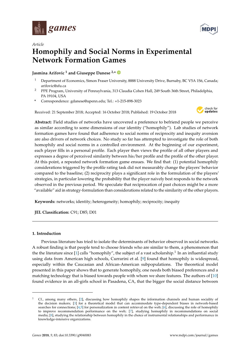 Homophily and Social Norms in Experimental Network Formation Games