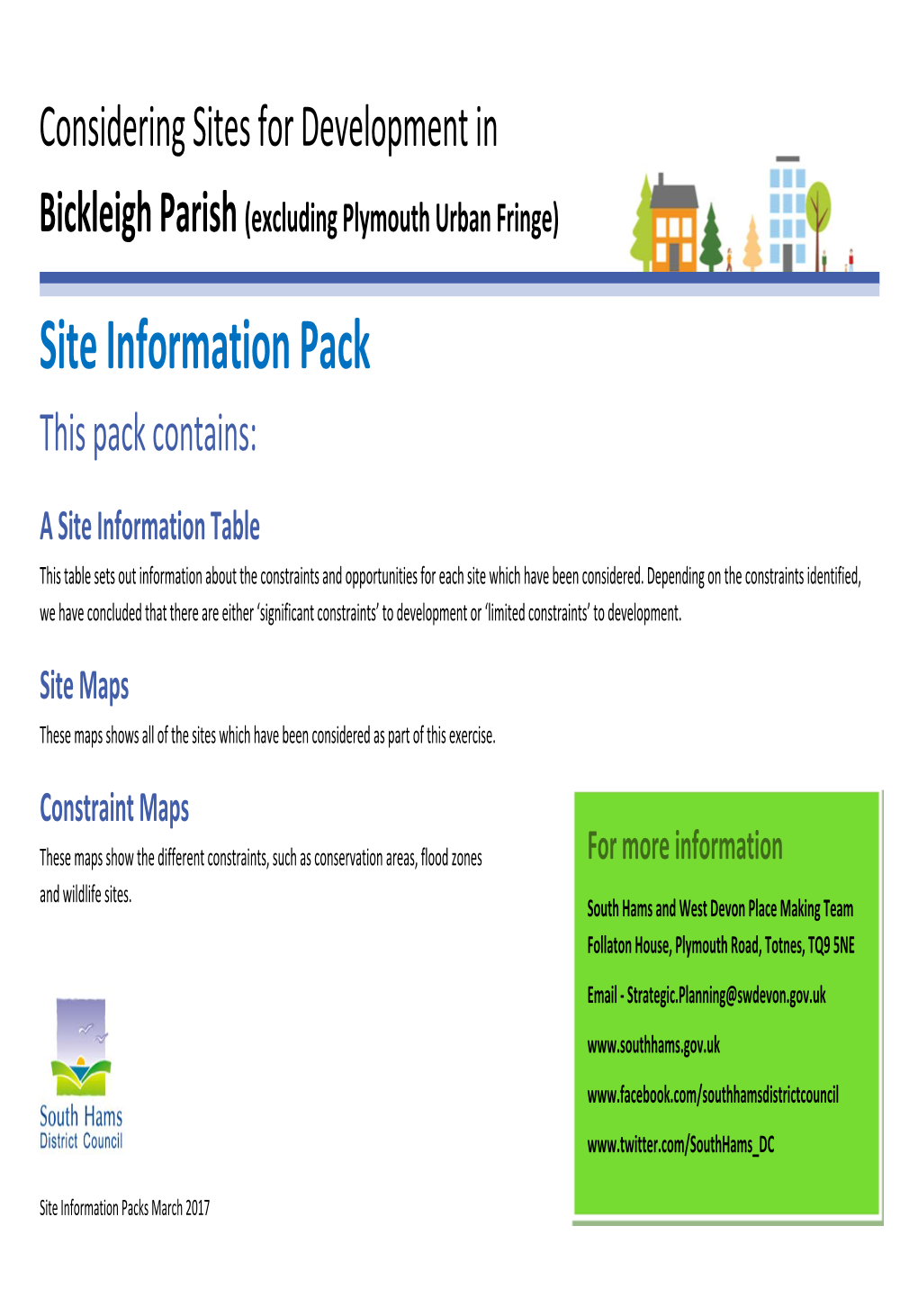 Site Information Pack