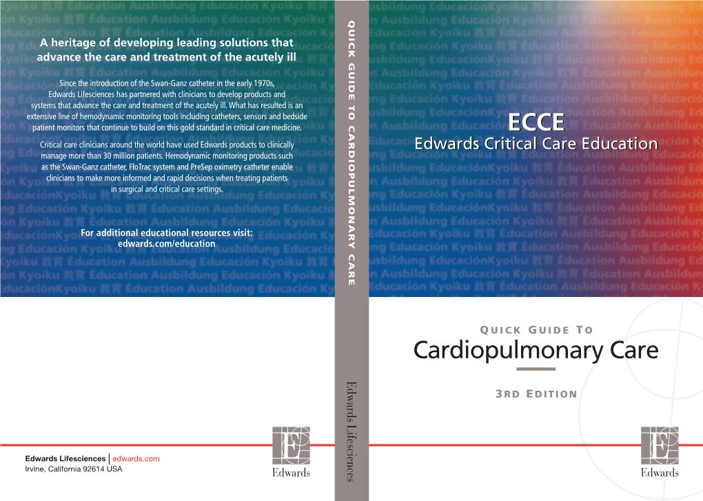 Cardiopulmonary Care ECCE ECCE