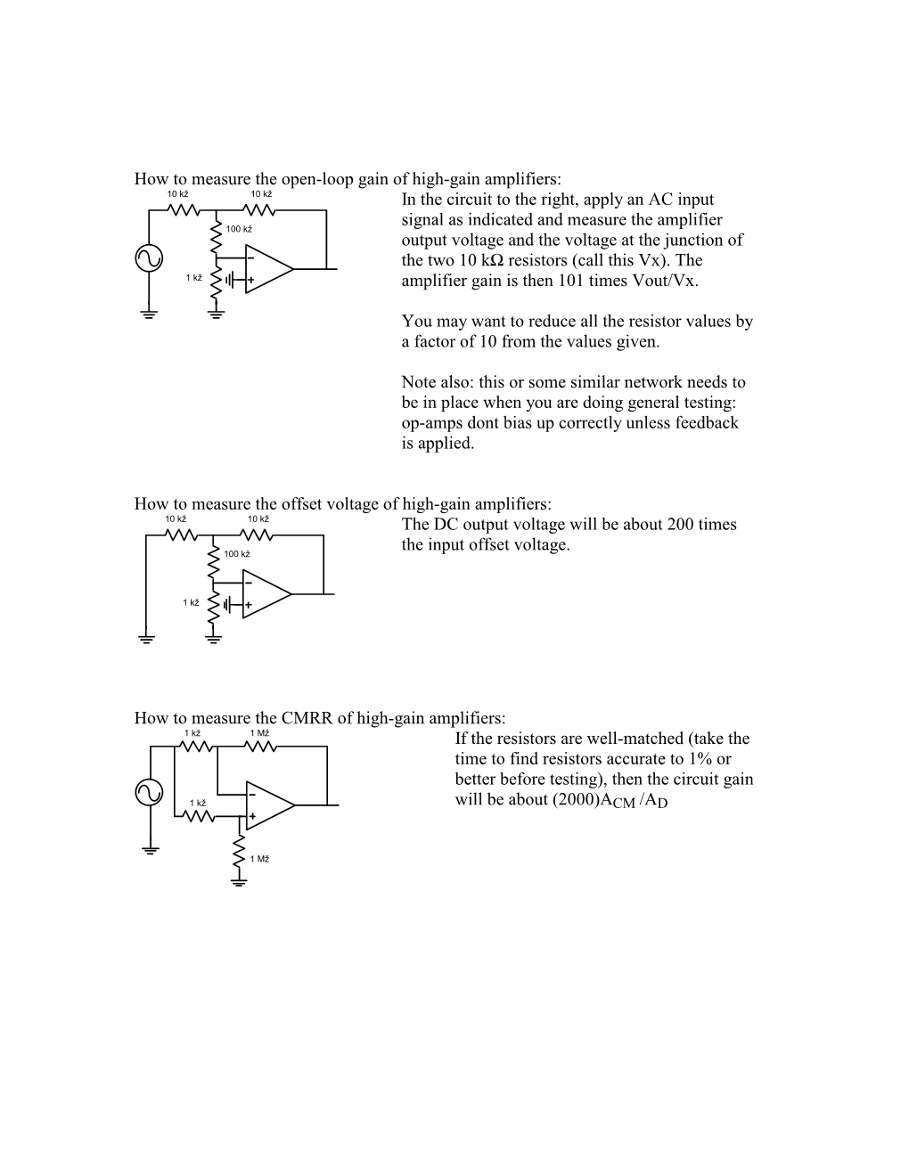 How to Measure the Open-Loop Gain of High-Gain Amplifiers: in the Circuit