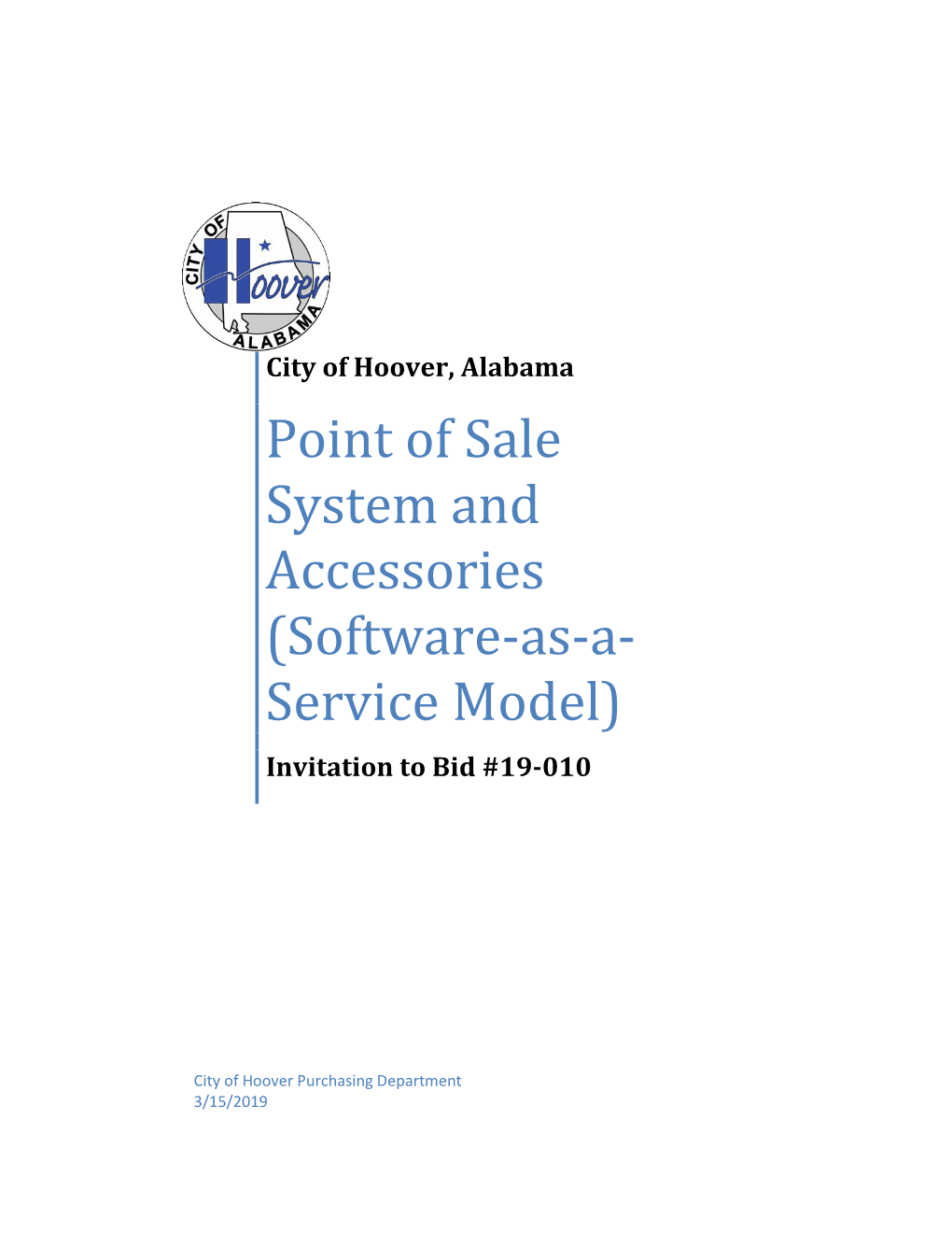 Point of Sale System and Accessories (Software-As-A- Service Model)