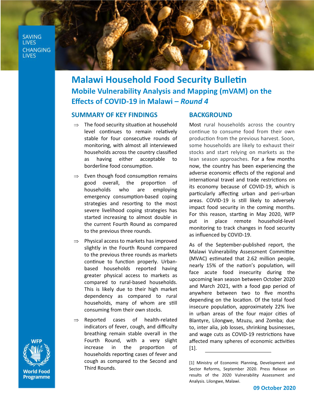 Malawi Household Food Security Bulletin