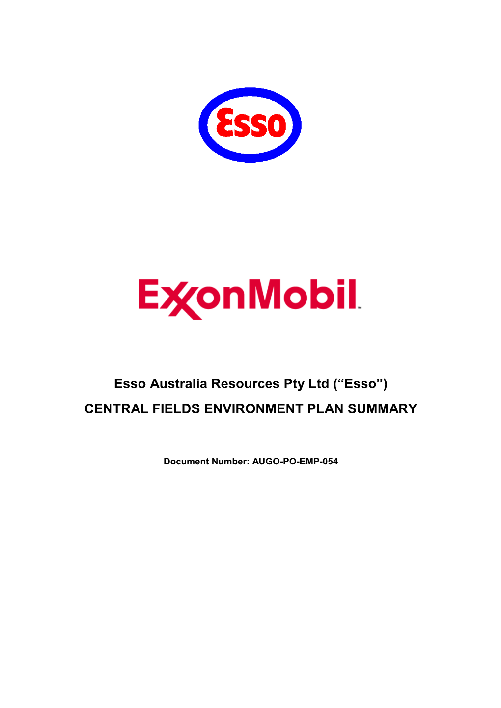 Central Fields Environment Plan Summary