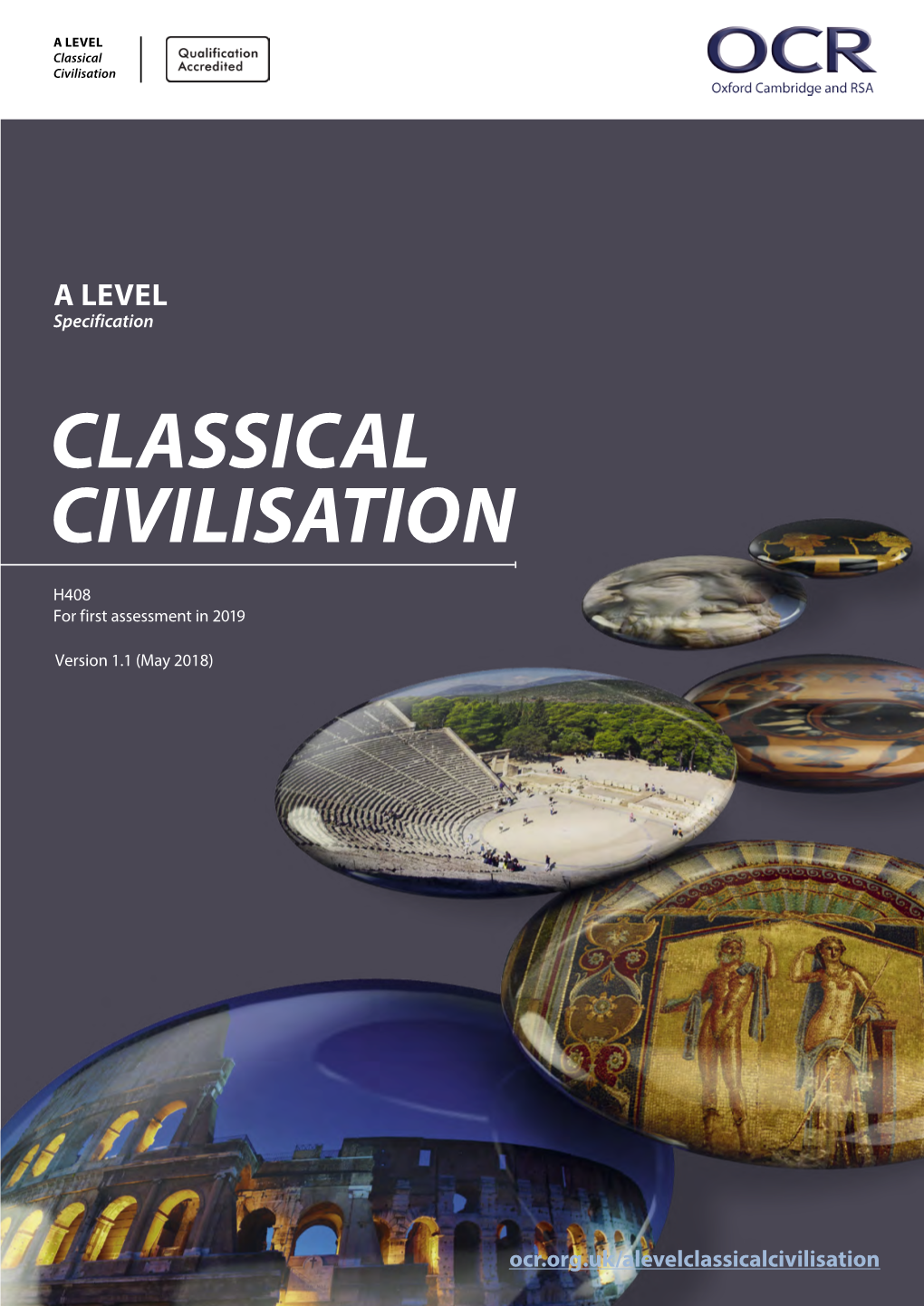 OCR a Level Classical Civilisation H408 Specification