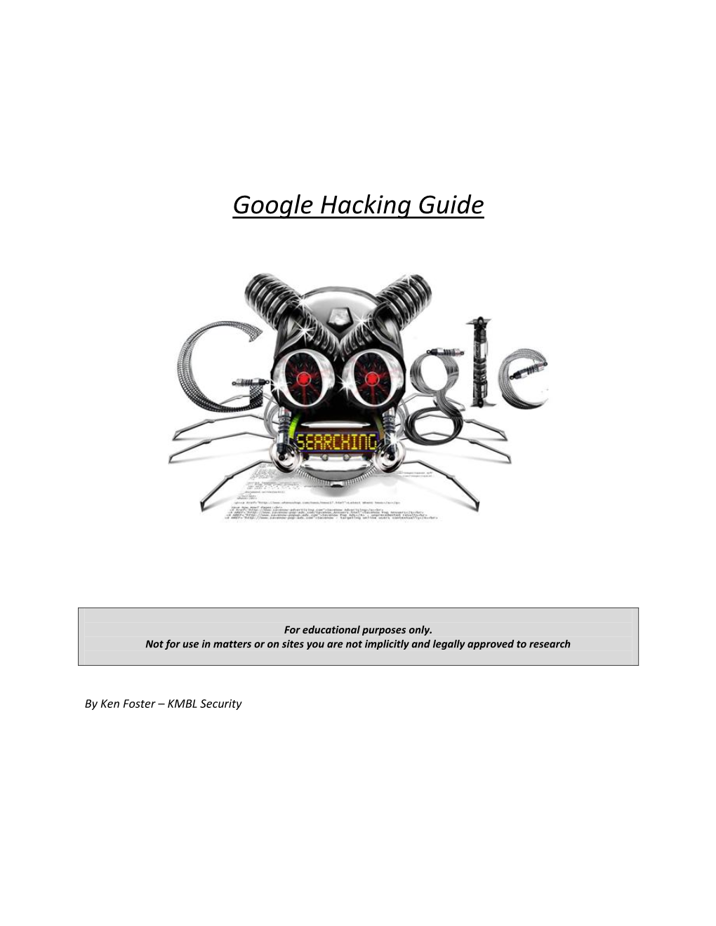 Google Hacking Guide