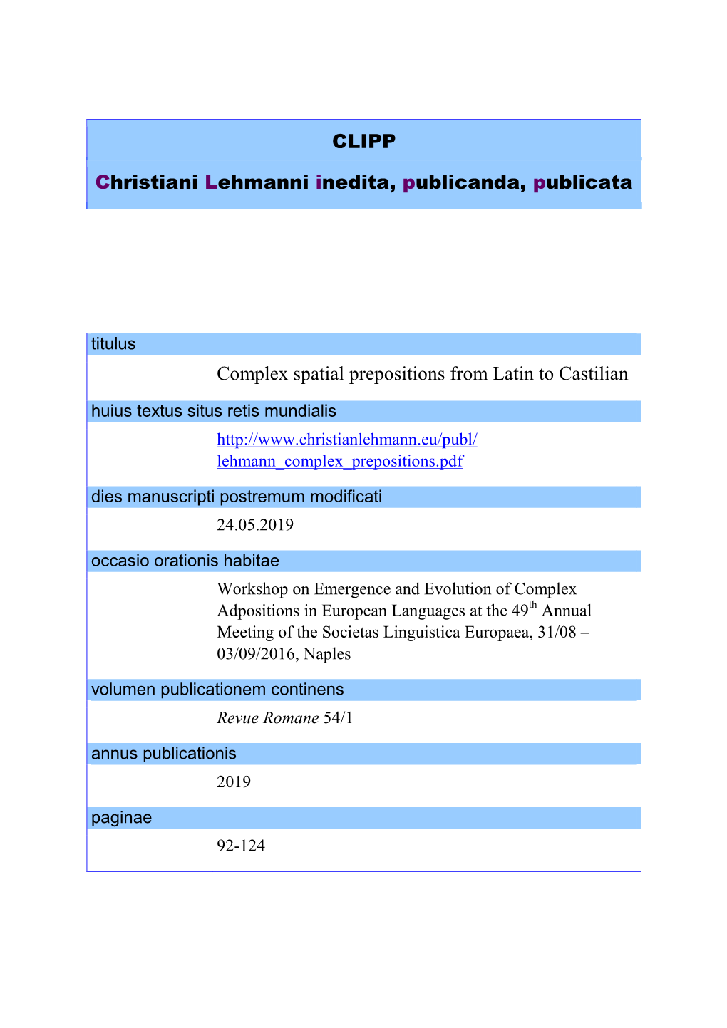 Lehmann Complex Prepositions.Pdf