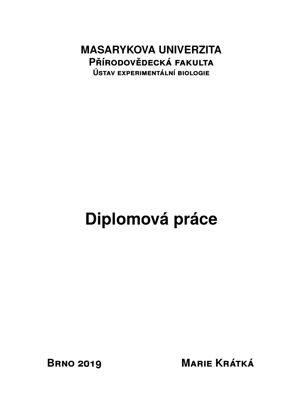 Diplomová Práce