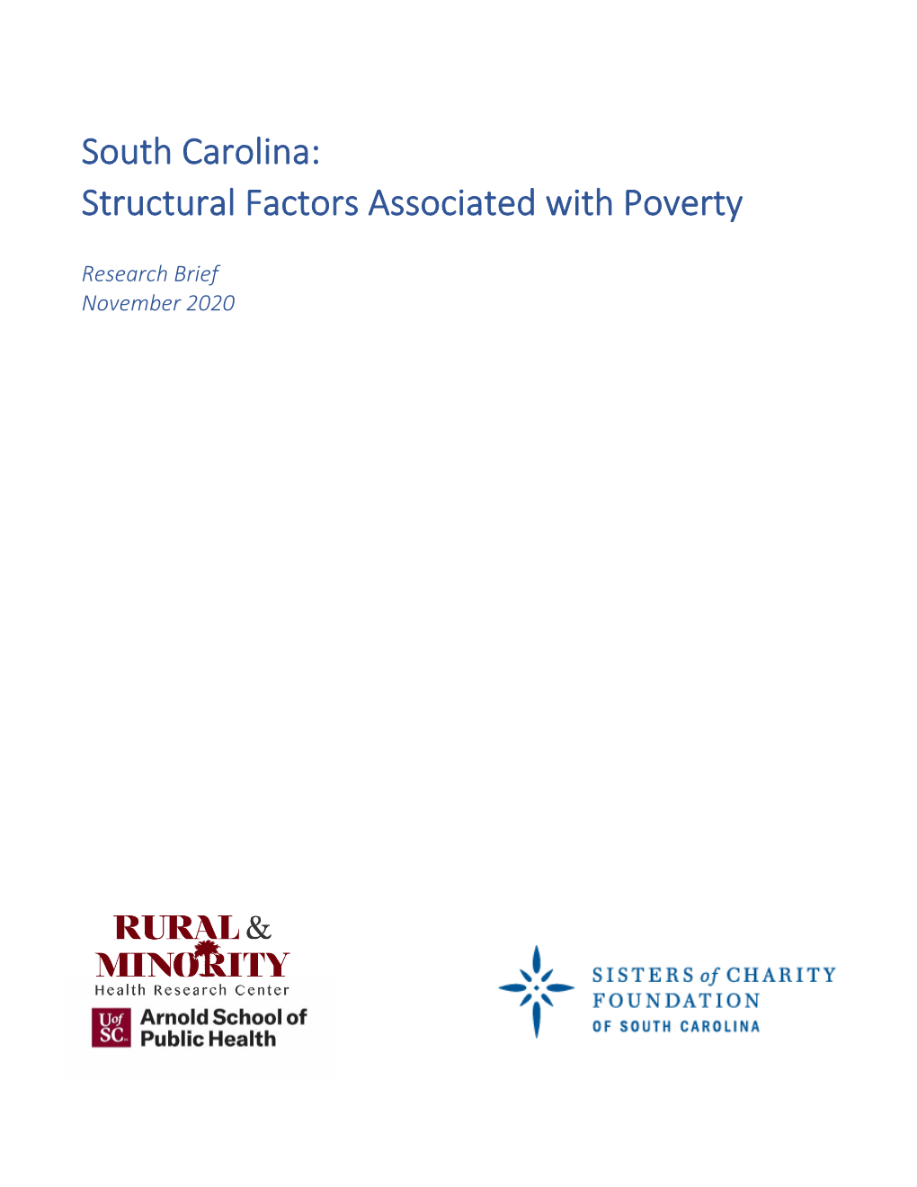 South Carolina Structural Factors Associated with Poverty Research