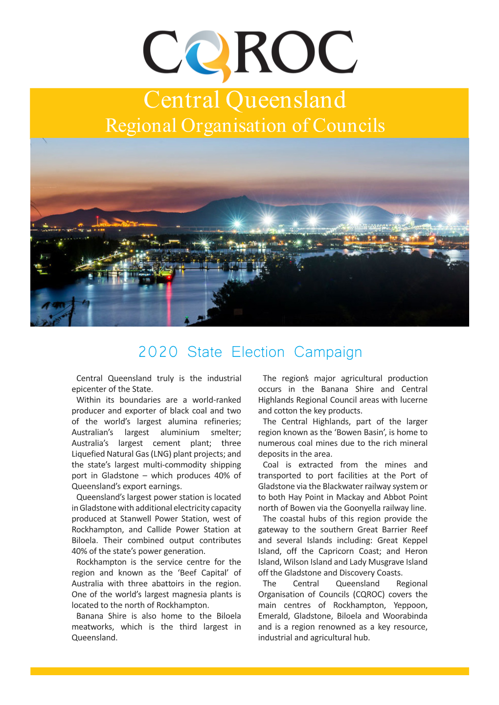 Central Queensland Regional Organisation of Councils