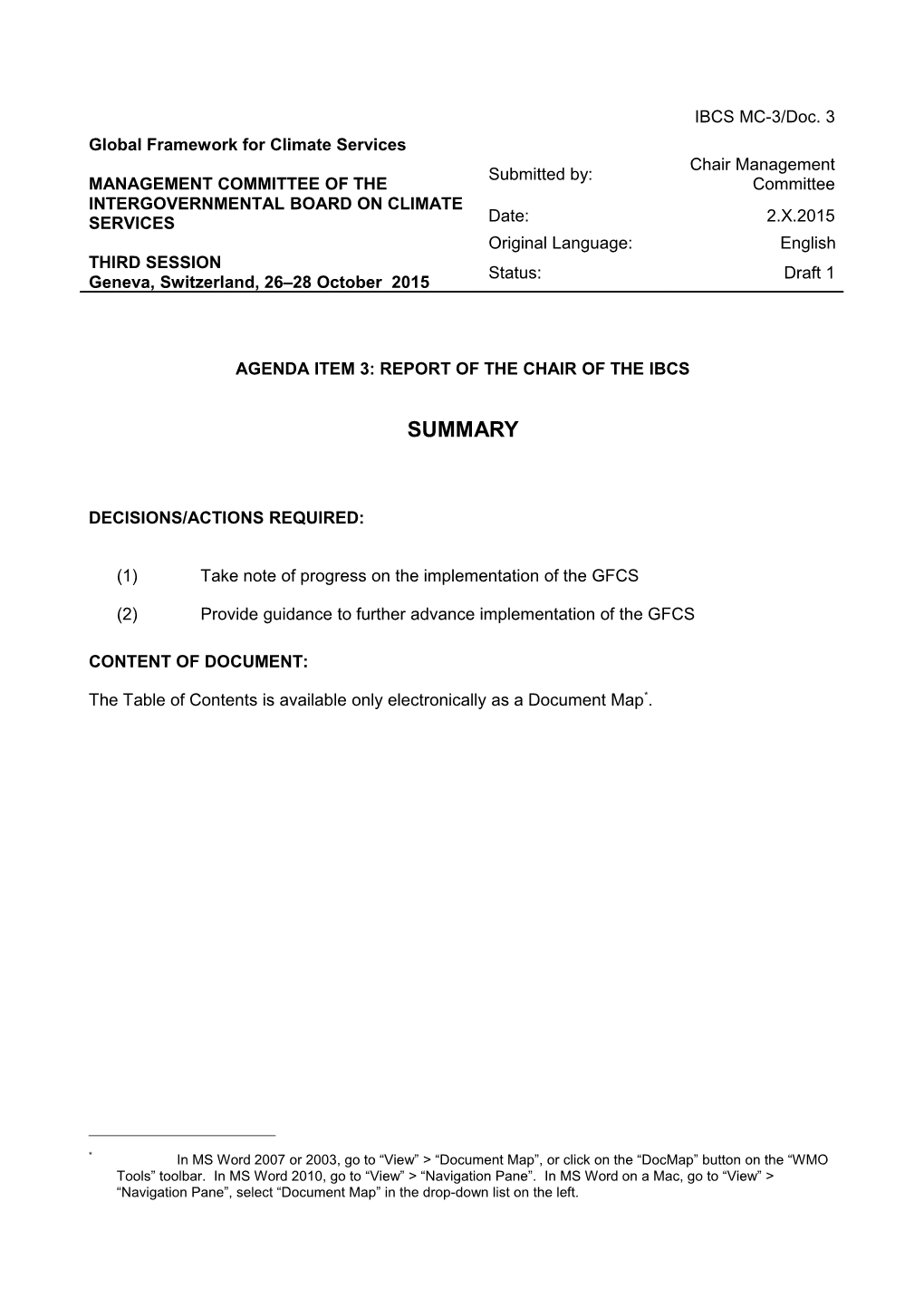 WMO Document Template s10