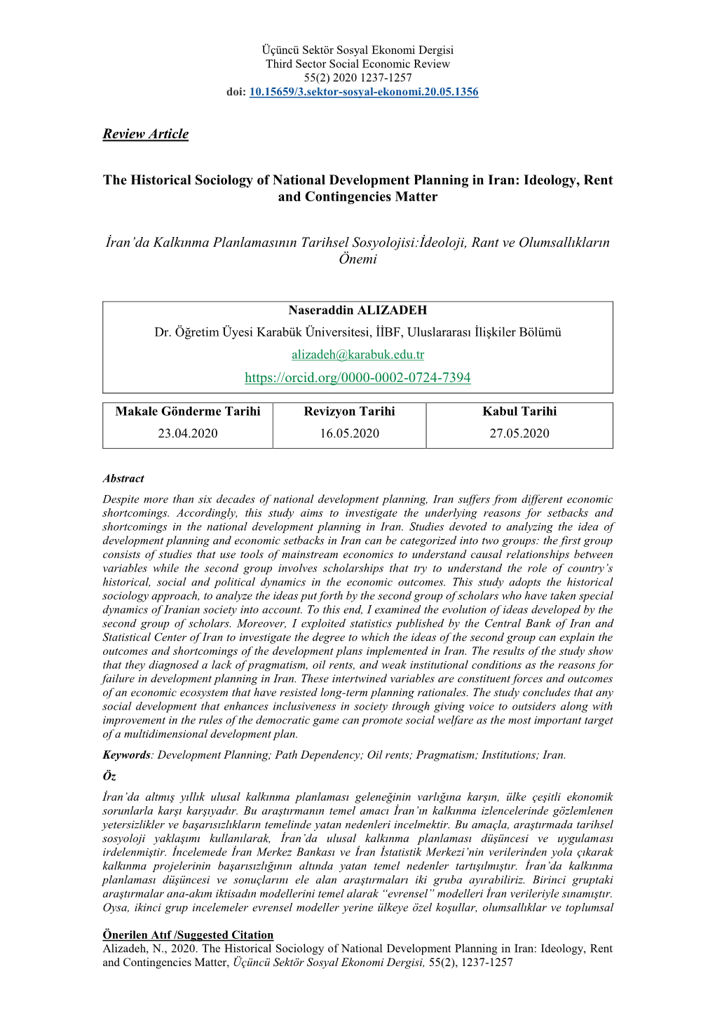Review Article the Historical Sociology Of